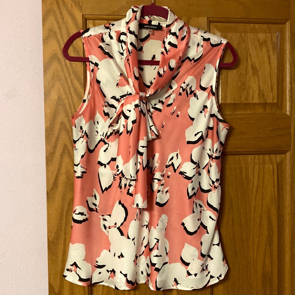 Nine West Sleeveless Blouse Size L